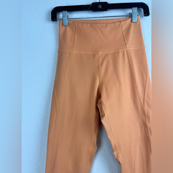 Girlfriend Collective Orange Compressive High Rise Leggings Size Small - Picture 3 of 8